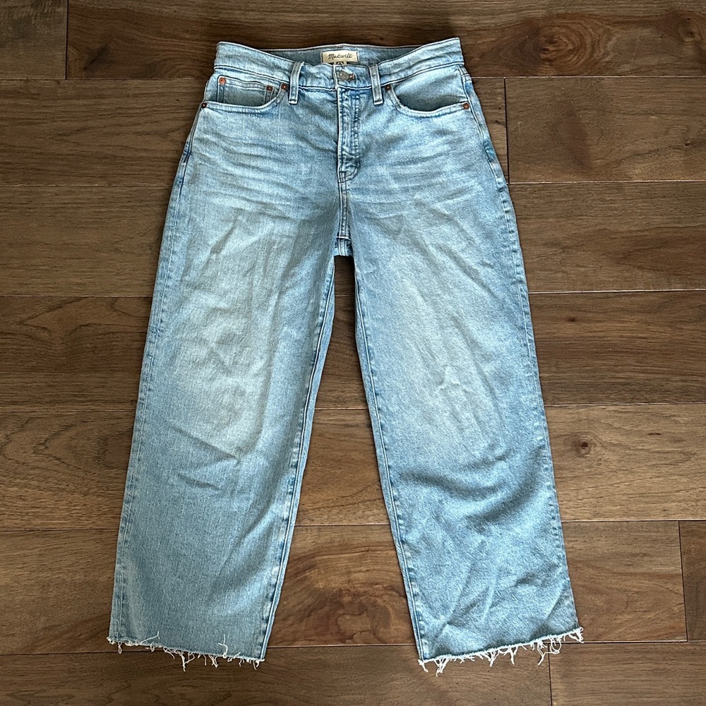 Madewell Perfect Vintage Wide-Leg Crop Jean, Halstead Wash